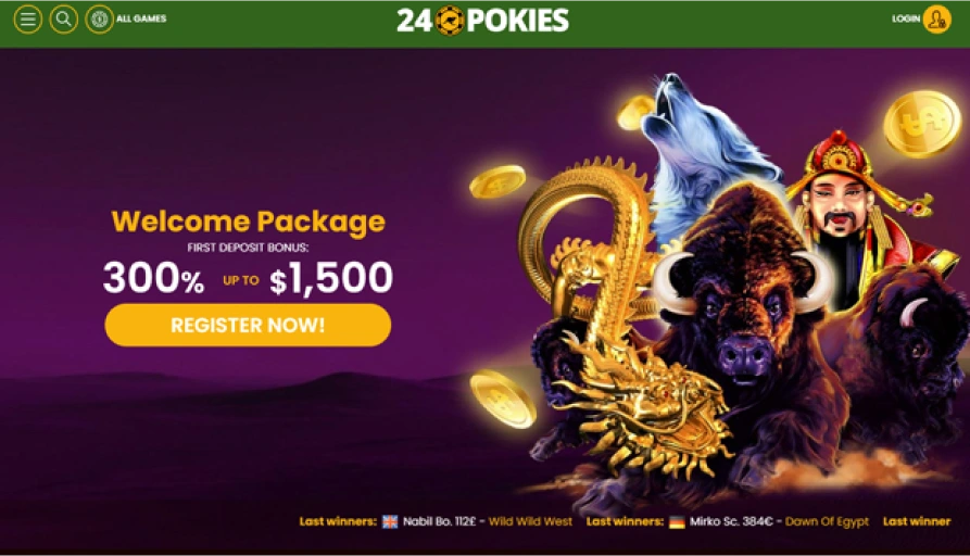 24 pokies casino